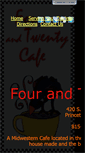 Mobile Screenshot of fourandtwentycafe.com